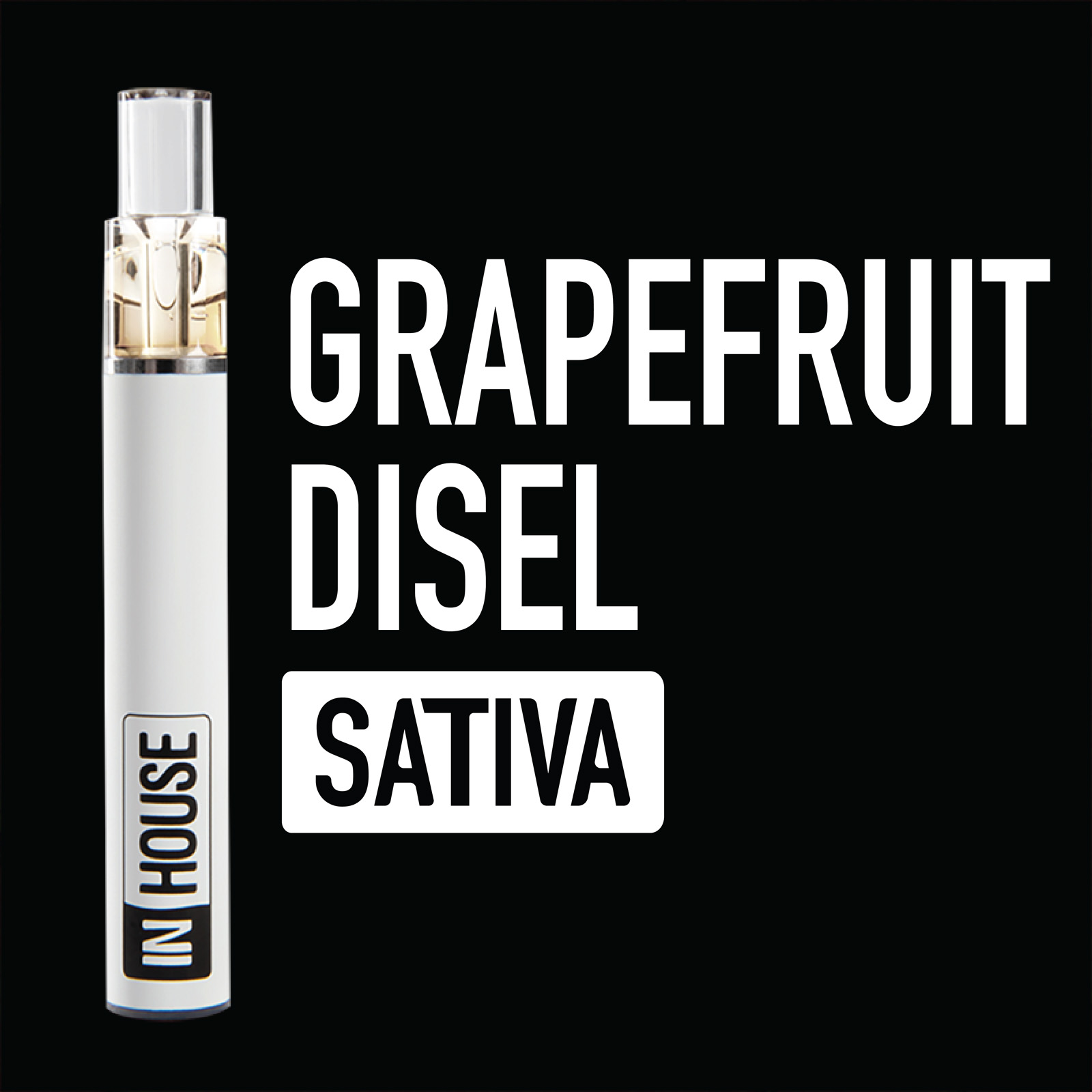 Photograph of product: In House-Disposable Vape Pen-Grapefruit Diesel 1g