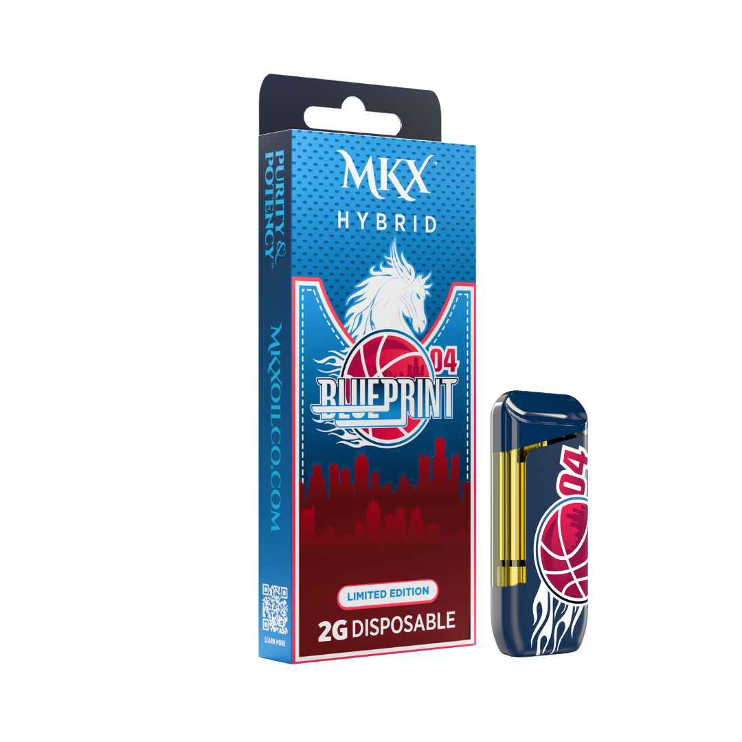 Photograph of product: 2g MKX Disposable *LIMITED EDITION* Detroit Sports - Blueprint 04 - Hybrid