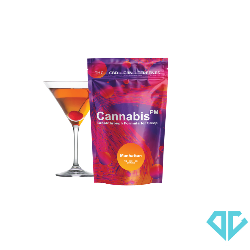 Photograph of product: Oui'd PM Manhattani Gummies 5mg 1:1:1 TH-oui/CBD/CBN 5mg/5mg/5mg