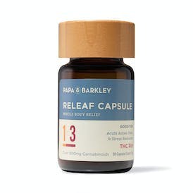 Photograph of product: Releaf Capsules 1:3 TH-oui Rich 30pk