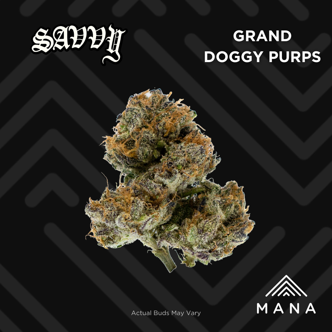 Photograph of product: Guerilla Grape Small Buds - 3.5g