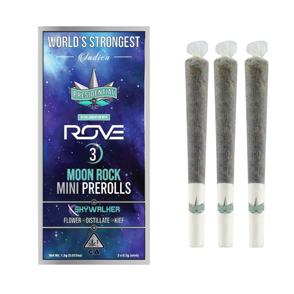 Photograph of product: Skywalker Moonrock Infused Mini Preroll 3pk