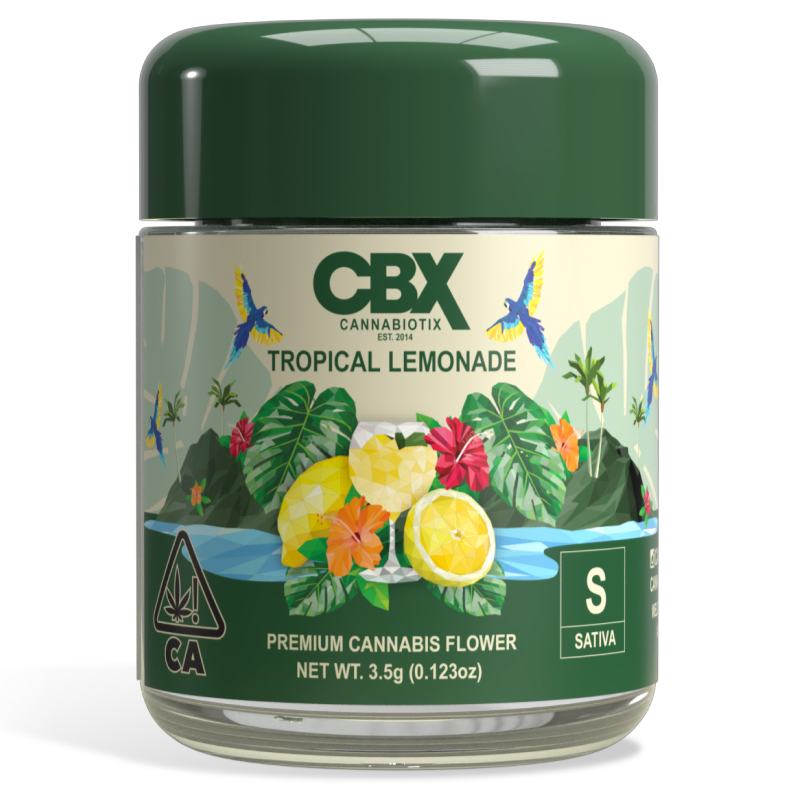 Photograph of product: Tropical Lemonade 3.5g Jar - CBX