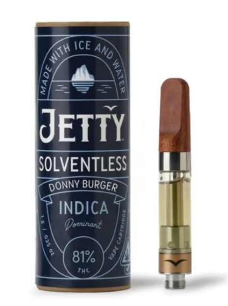 Photograph of product: Jetty Donny Burger Solventless OCAL Cart