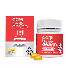 Photograph of product: 1:1 Cbd:Thc Softgels 30 Ct