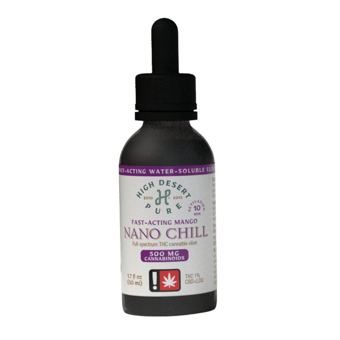Photograph of product: High Desert Pure | Nano Elixir | Chill | Mango | 500mg