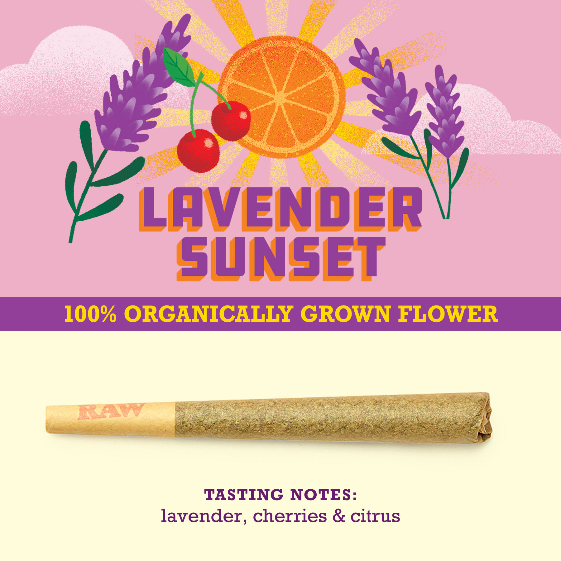 Photograph of product: Lavender Sunset Preroll