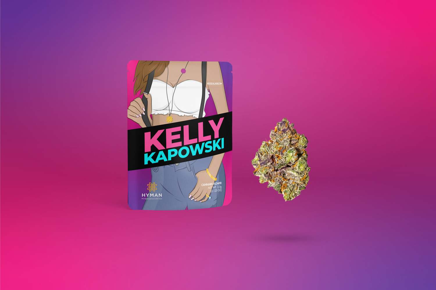 Photograph of product: Hyman - Pre-roll 1g - Kelly Kapowski