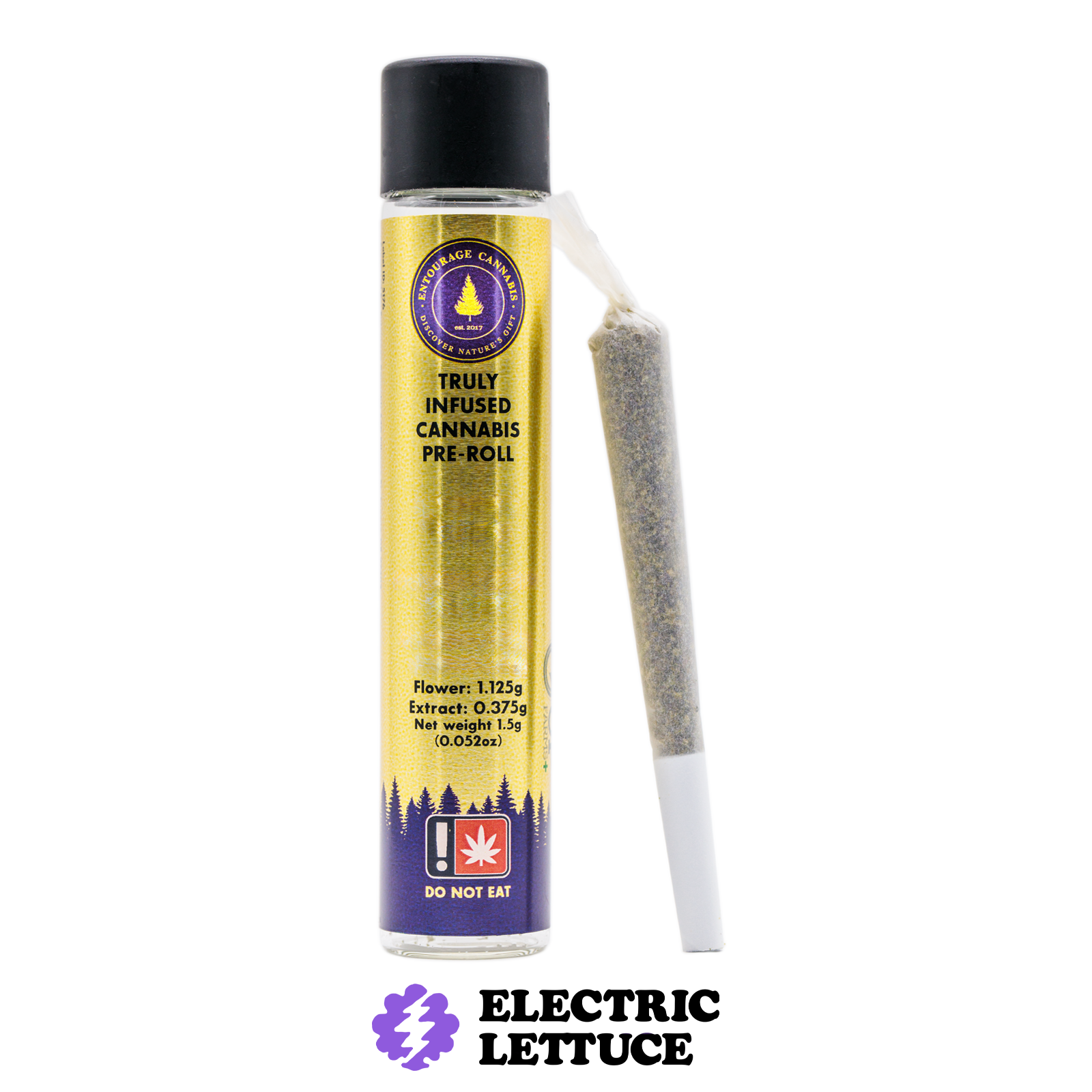 Photograph of product: Entourage Agent Orange x Pink Passion Fruit Infused Pre-Roll 1.5g