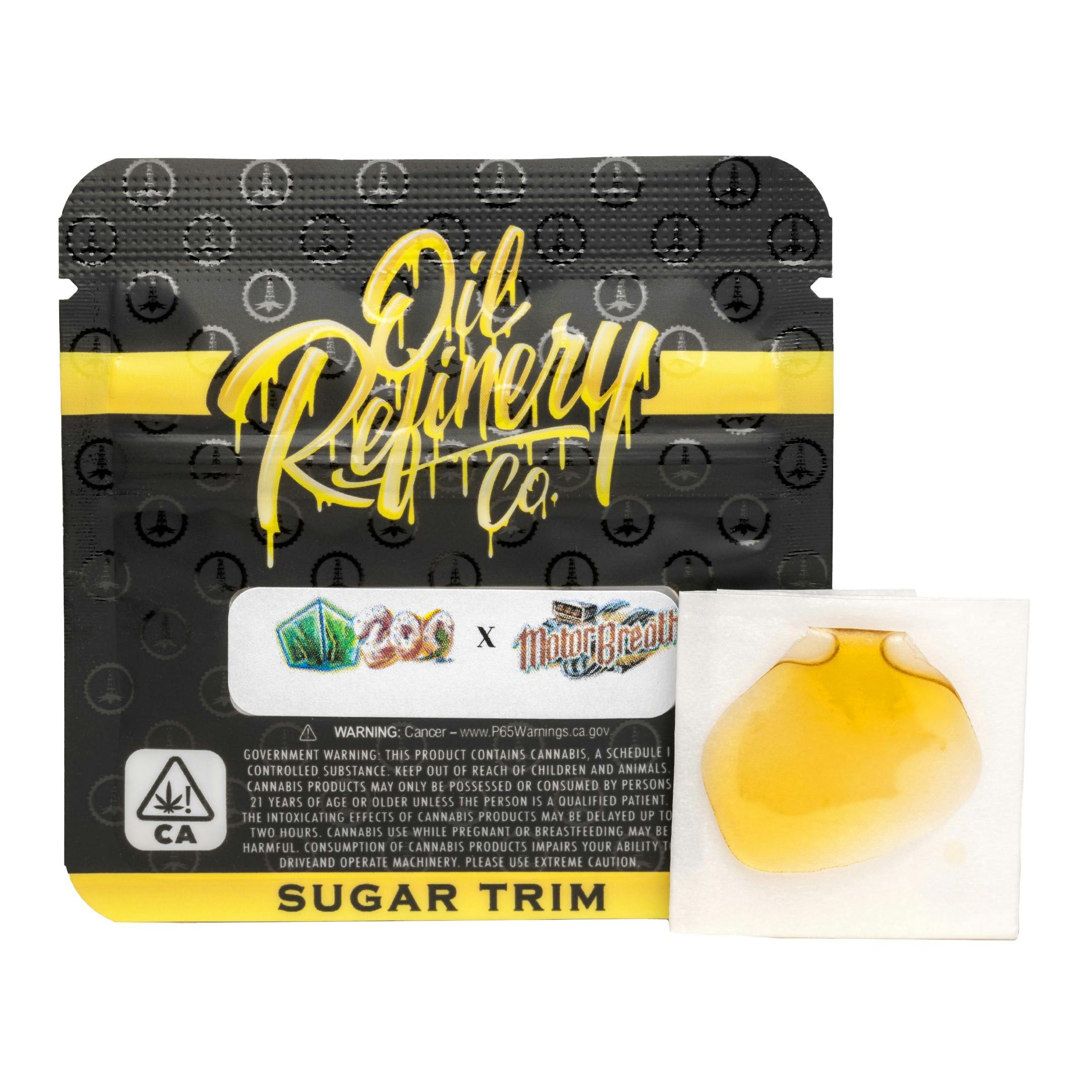 Photograph of product: Oil Refinery Co. | NY Zoo x Motor Breath - .5g Sugar Trim