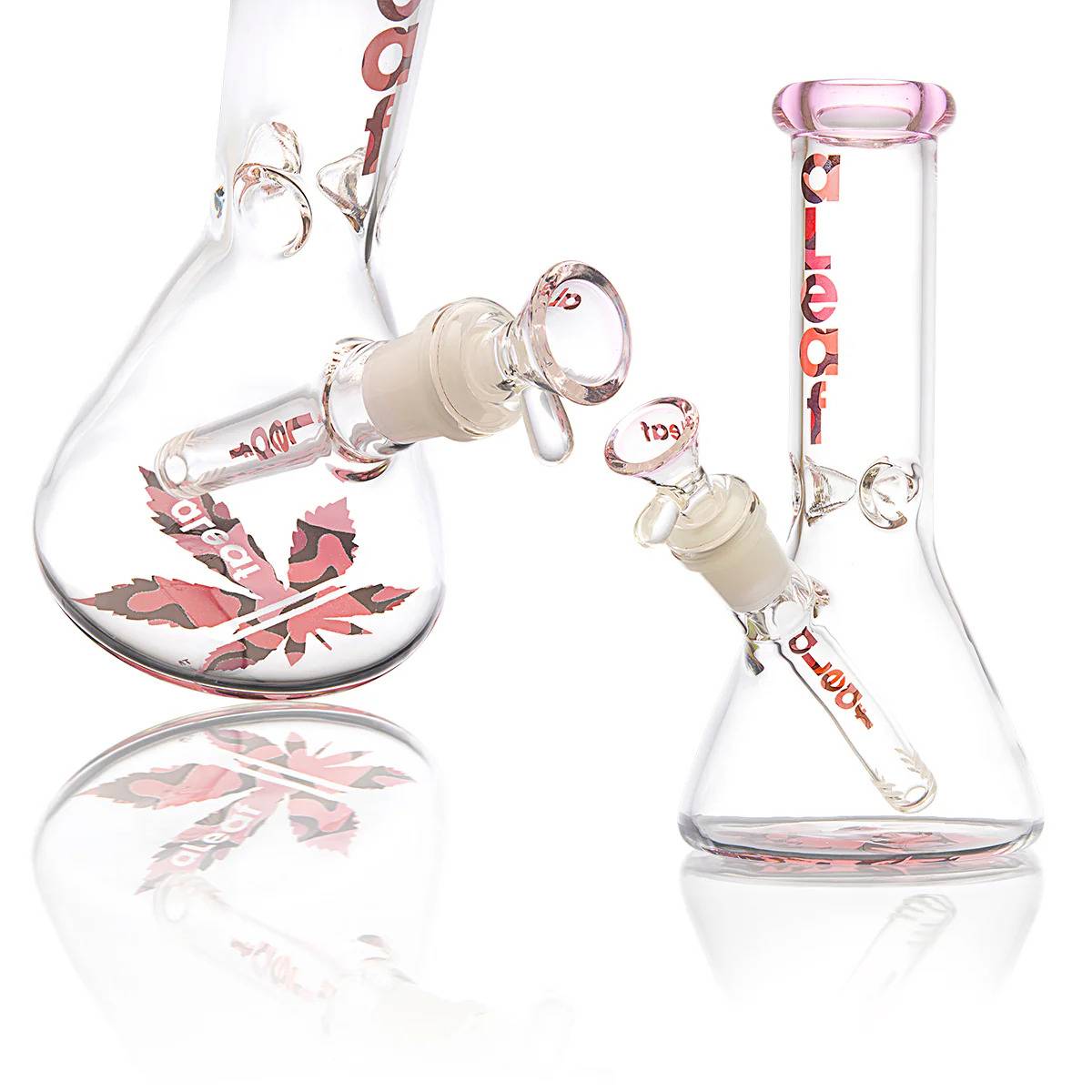 Photograph of product: ALeaf 8 inch beaker glass - Pink