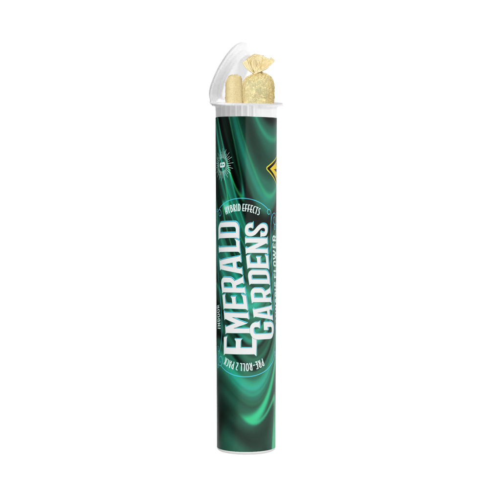 Photograph of product: Emerald Gardens Flower Pre-Roll Wedding Cake (2pk)
