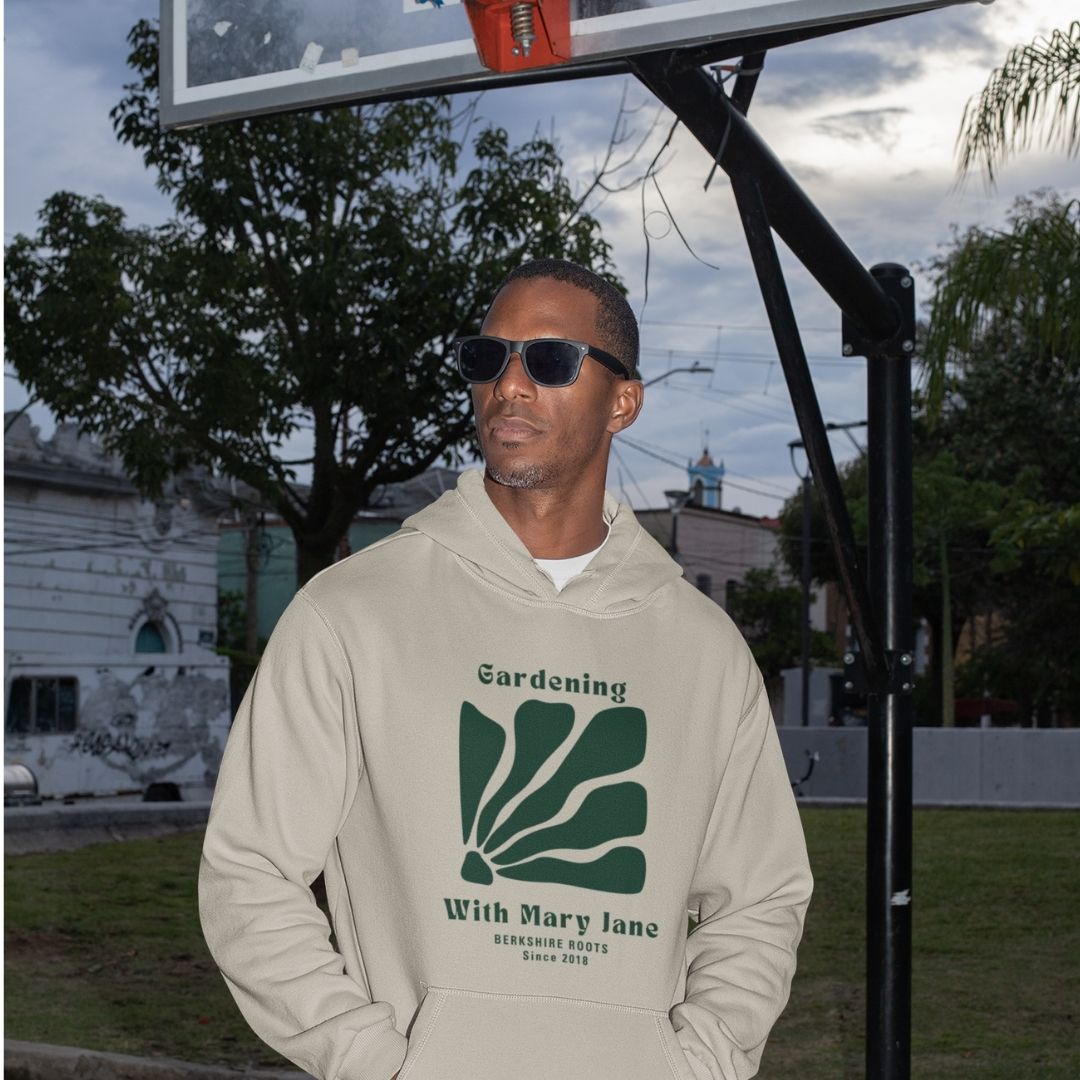 Photograph of product: Gardening with Mary Jane | MJ's Harvest Hoodie | XXL