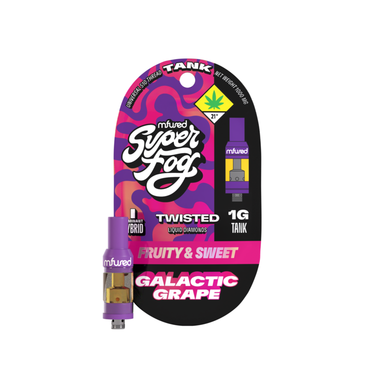Photograph of product: Super Fog - Twisted - Galactic Grape (Grape) Cartridge