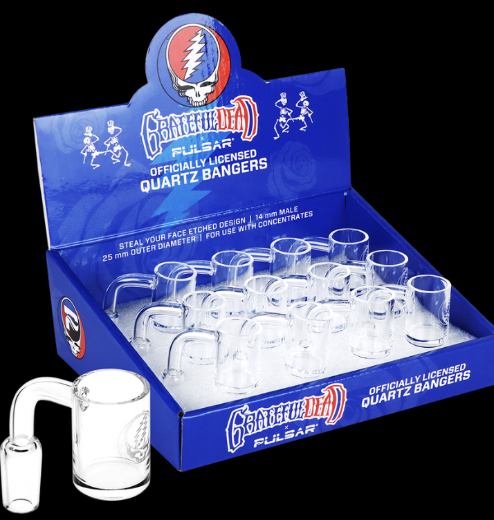 Photograph of product: Grateful Dead x Pulsar Etched Quartz Banger
