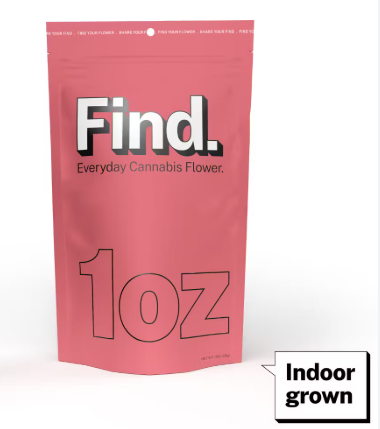 Photograph of product: Find | 1oz Flower | Mint Snacks - 28g