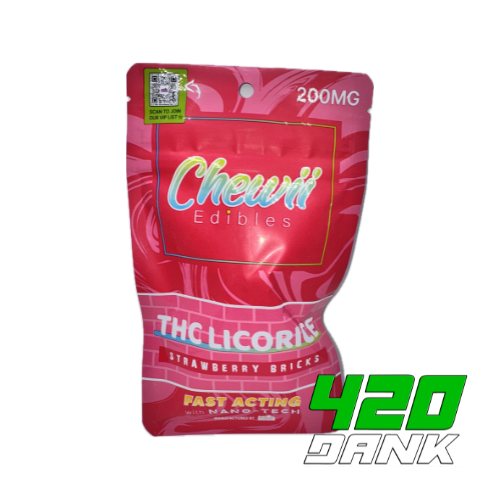 Photograph of product: Chewii - 200mg Licorice - Strawberry