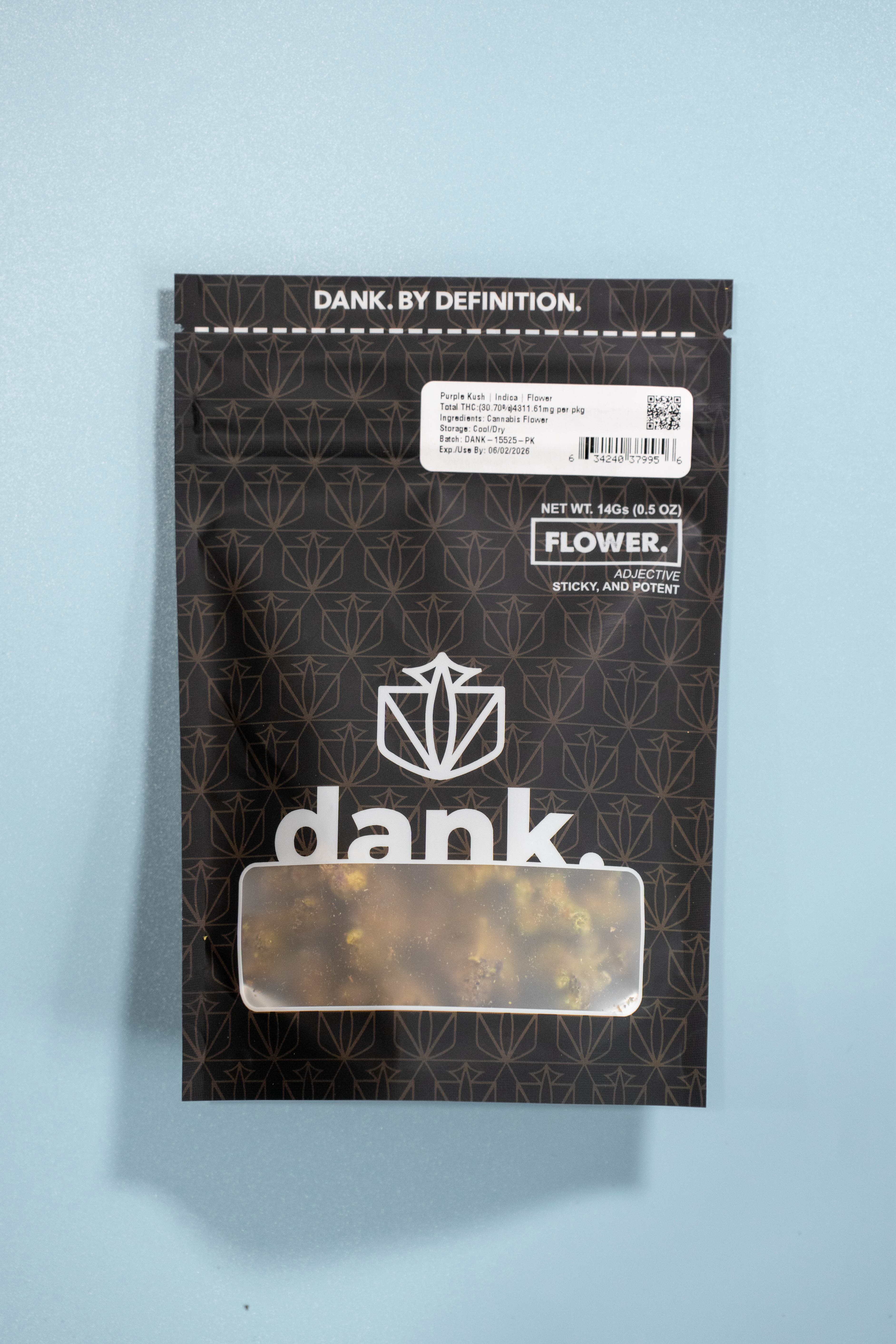 Photograph of product: PURPLE KUSH (14 GRAMS) - 14g