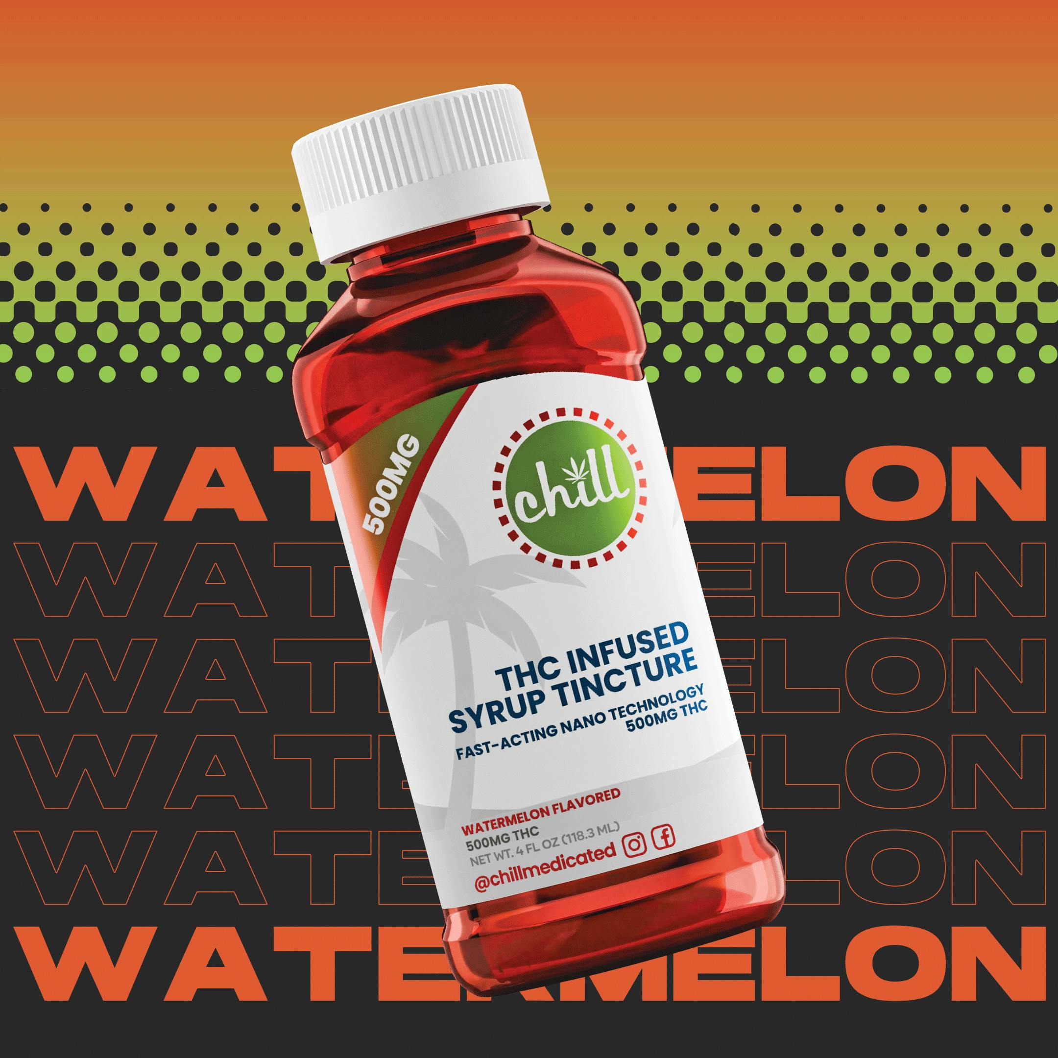 Photograph of product: Fast Acting  CHILL Syrup Watermelon