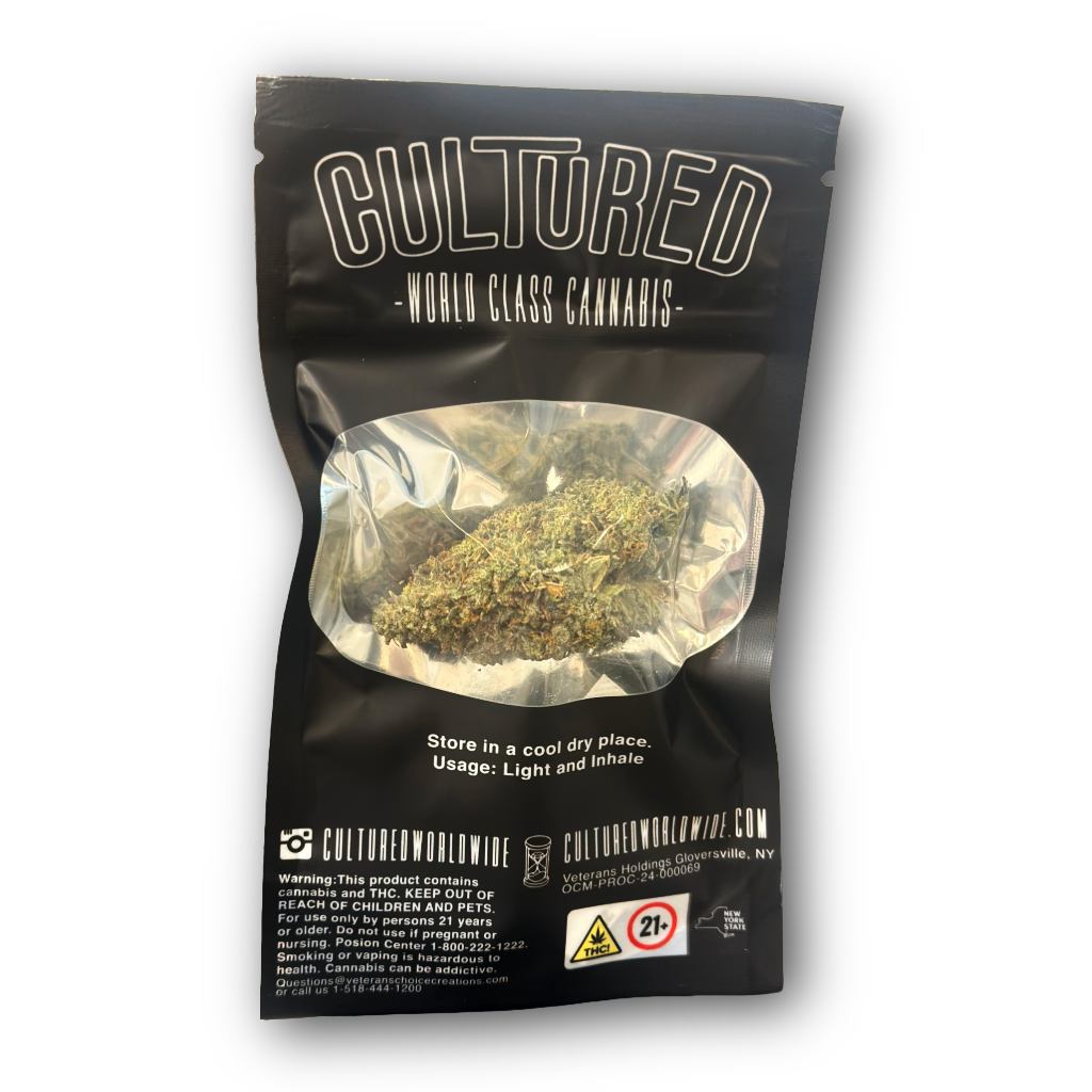 Photograph of product: Cultured | Boisen Gushers | Whole Flower - 3.5g