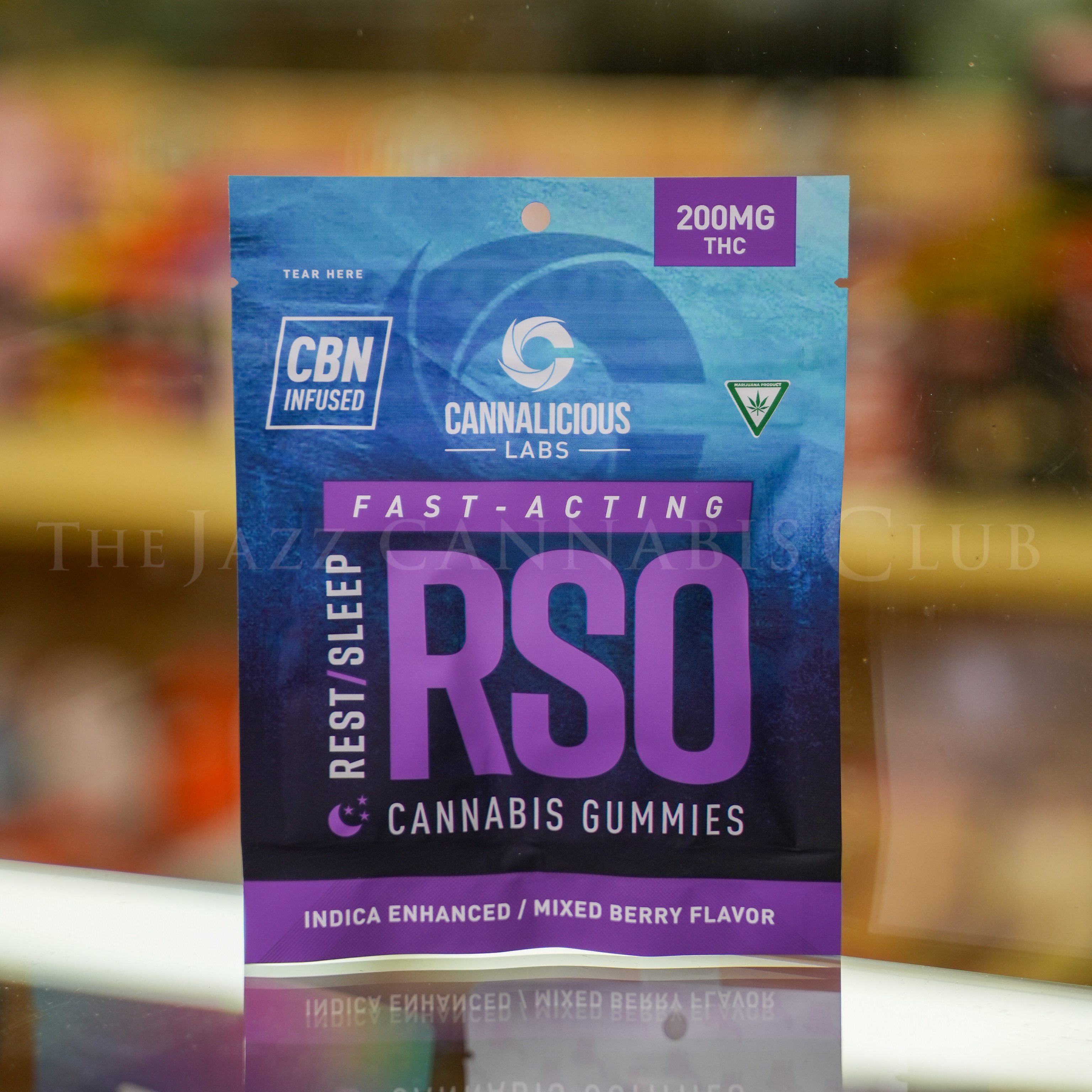 Photograph of product: Cannalicious - RSO Rest Gummies Watermelon 200mg  (Oui'd)