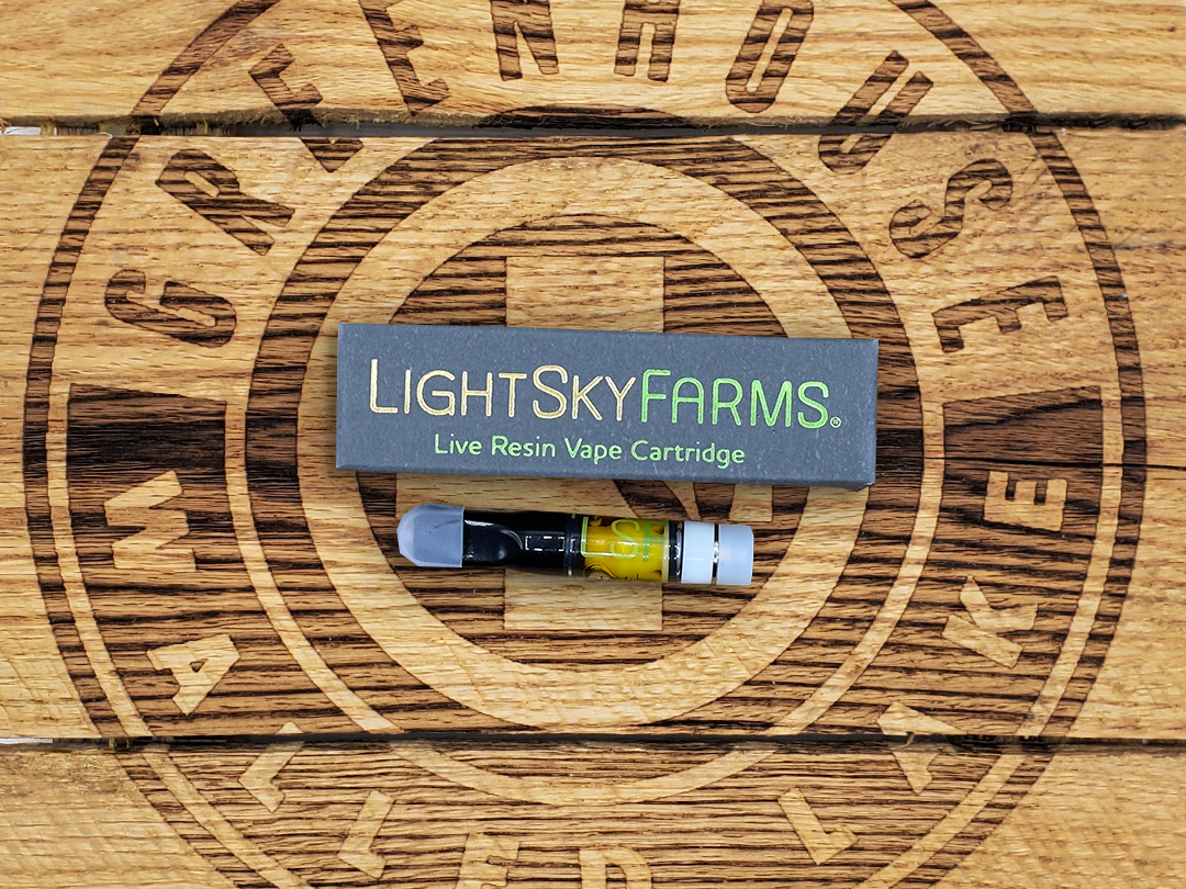 Photograph of product: LightSky Farms | Trop Truffle | 0.5g Live Resin Cart