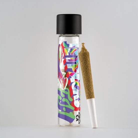 Photograph of product: Rainbow OG FJ-1 (1G Infused, TH-ouiA Concentrate & Kief Covered) - 
