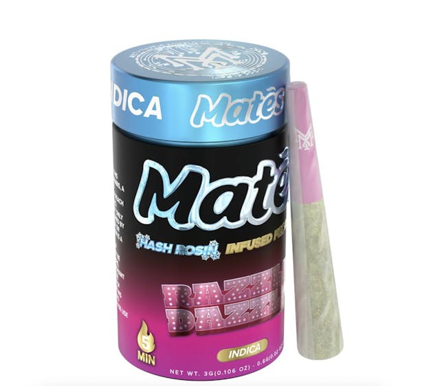 Photograph of product: Razzle Dazzle au chocolat Rosin Mates Pre-Rolls - 