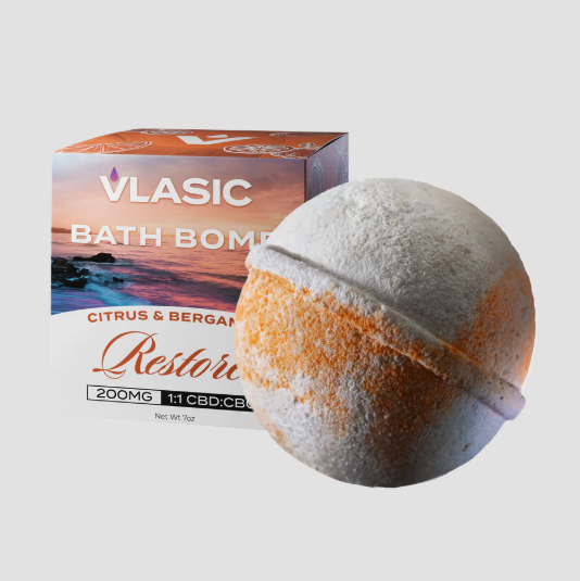 Photograph of product: Vlasic Labs - CBD:CBG (1:1) Restore Bath Bomb