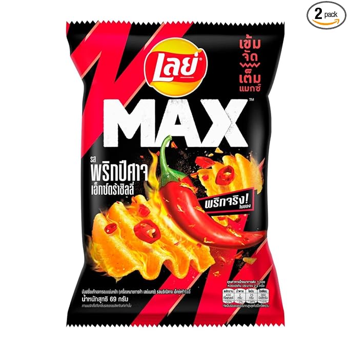 Photograph of product: Exotic Lays - Hot & Spicy (Thailand)