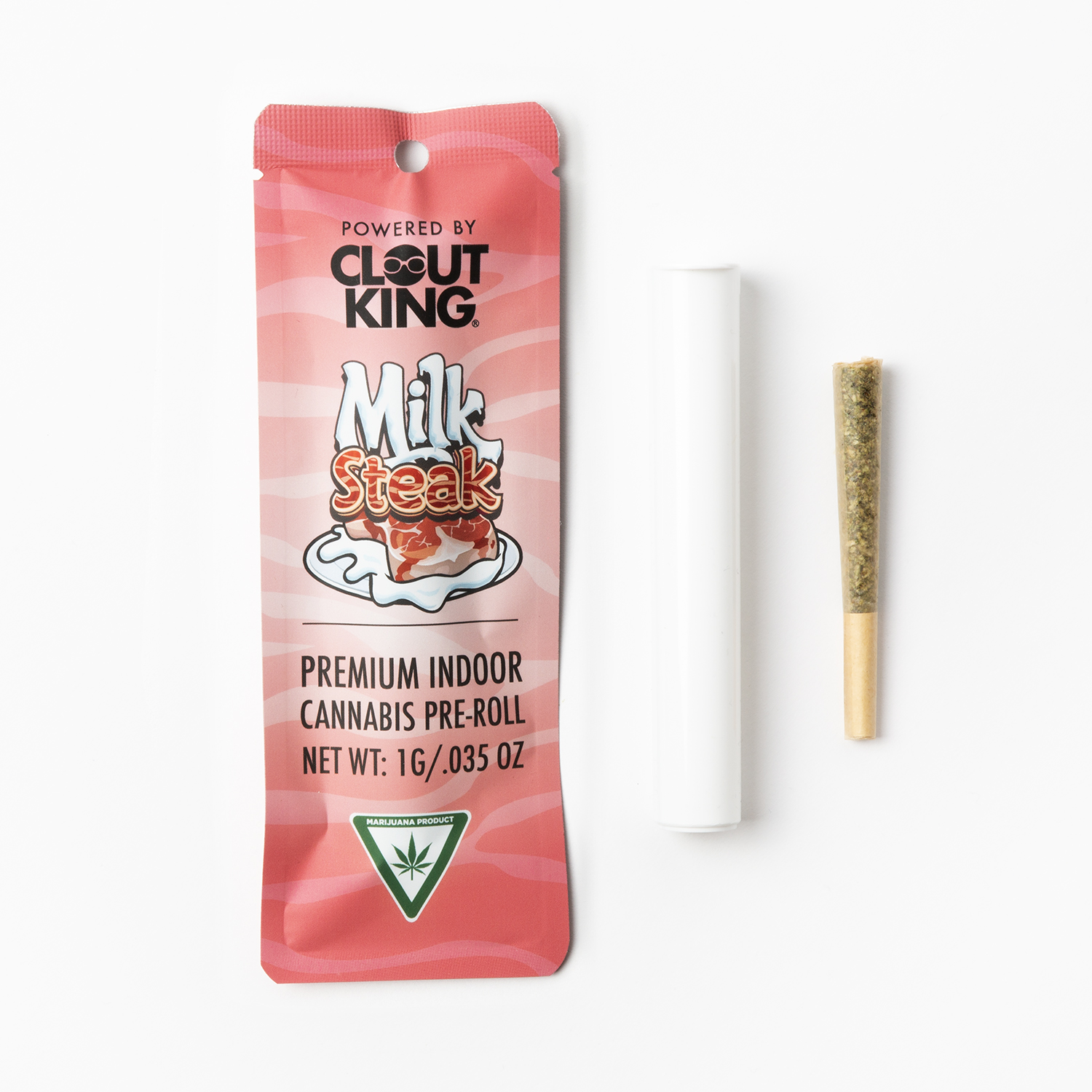 Photograph of product: Clout King - Preroll - Milk Steak