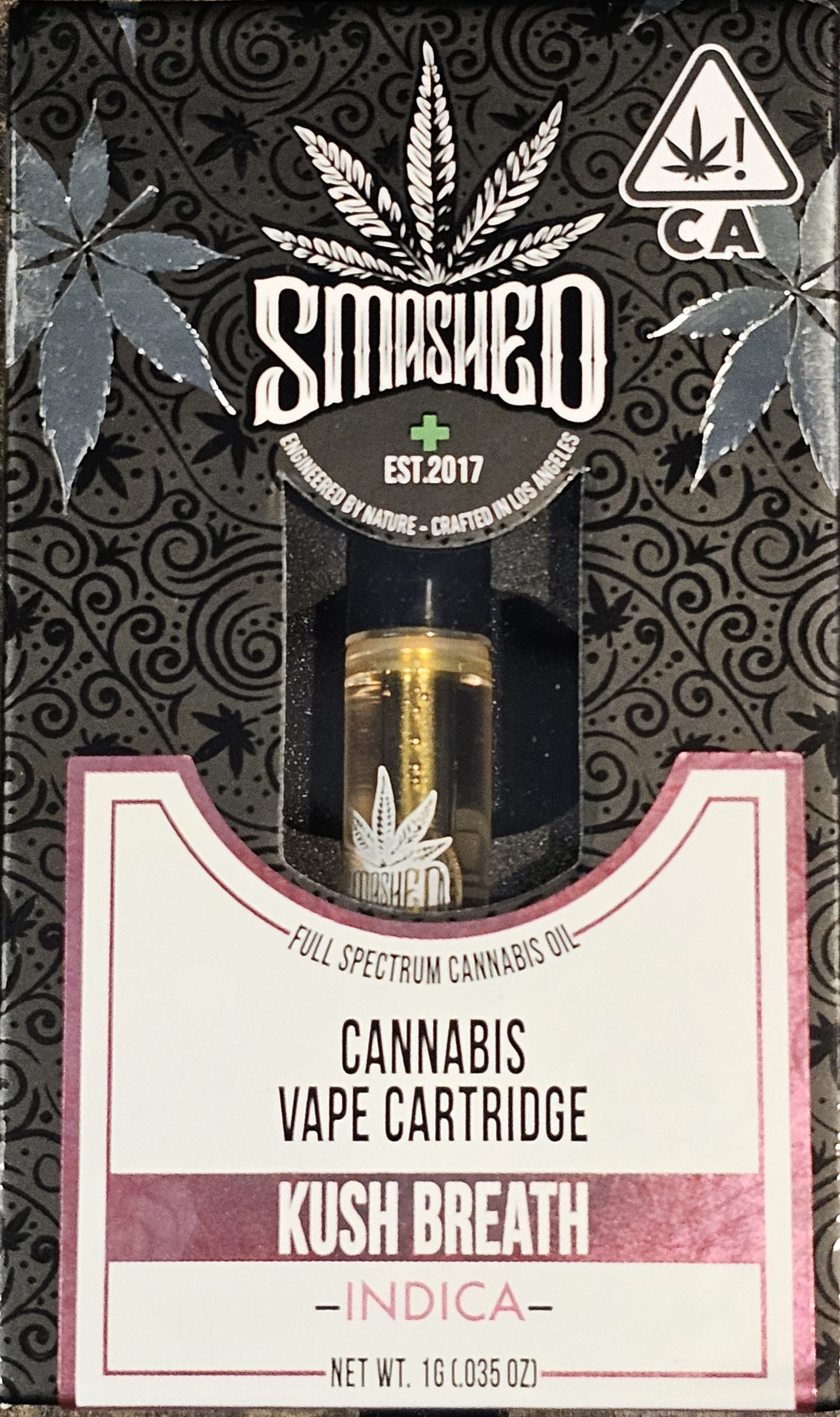 Photograph of product: SMD | Kush Breath Cart | 1G Oui'd