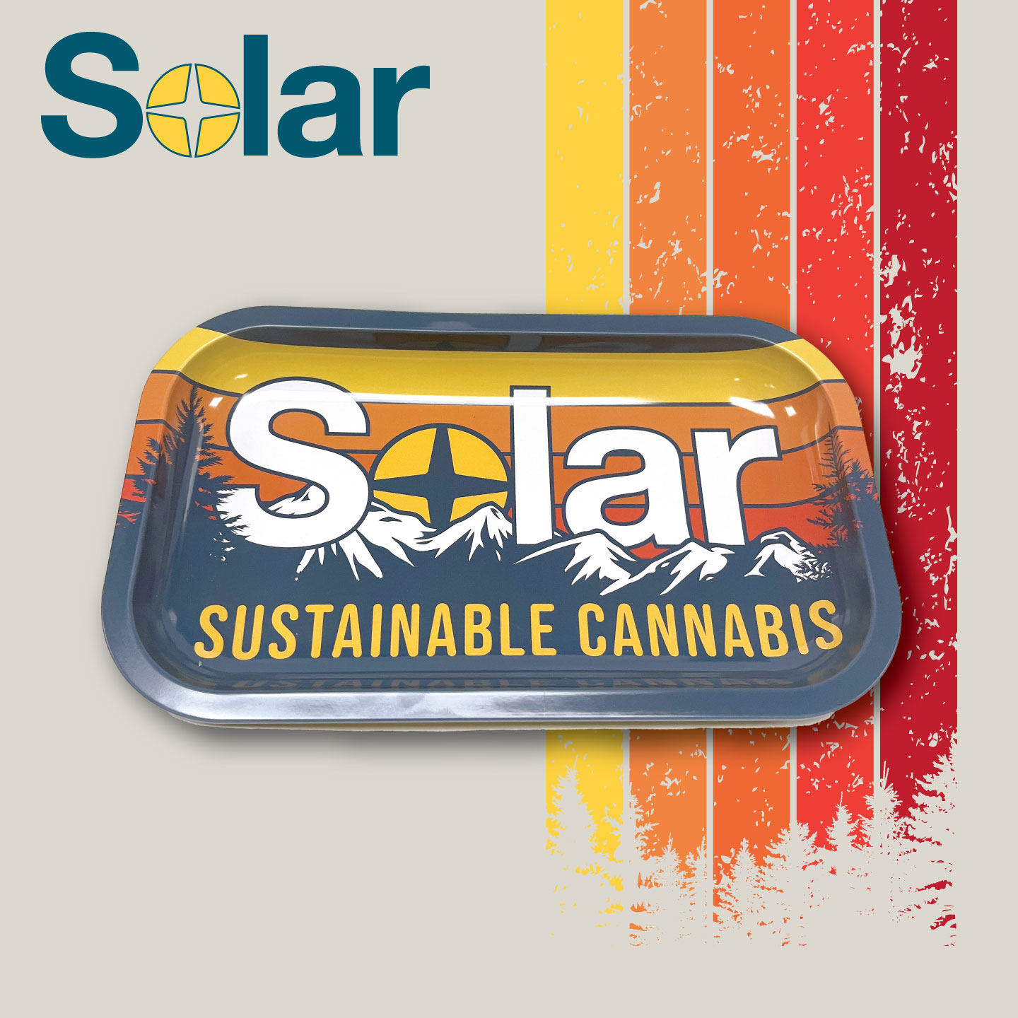 Photograph of product: Solar Sustainable Oui'd | Metallic Rolling Tray