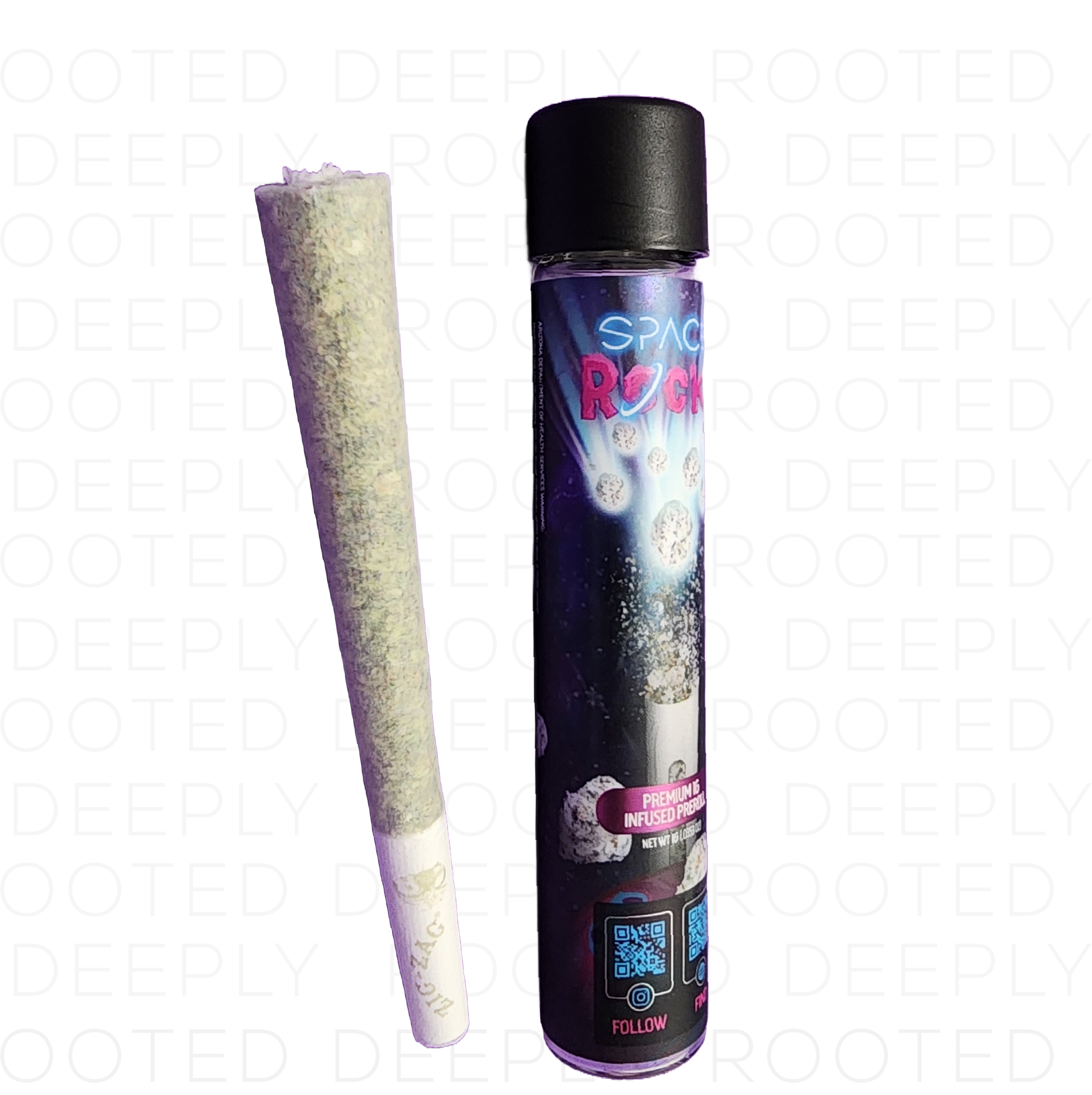 Photograph of product: Space Rocks | Space Rocketz Infused Pre-Roll | Lucilicious