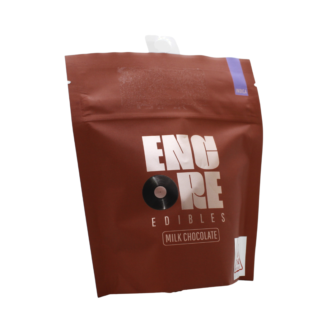 Photograph of product: Encore Chocolatier Milk Chocolate Oui'd 10ct of 10mg RSO