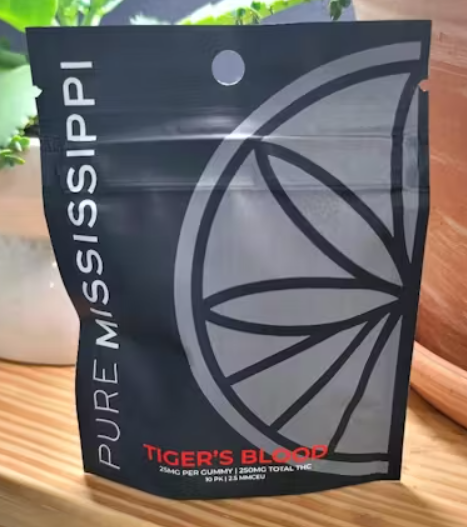 Photograph of product: Pure MS | 250 Mg | Tiger's Blood