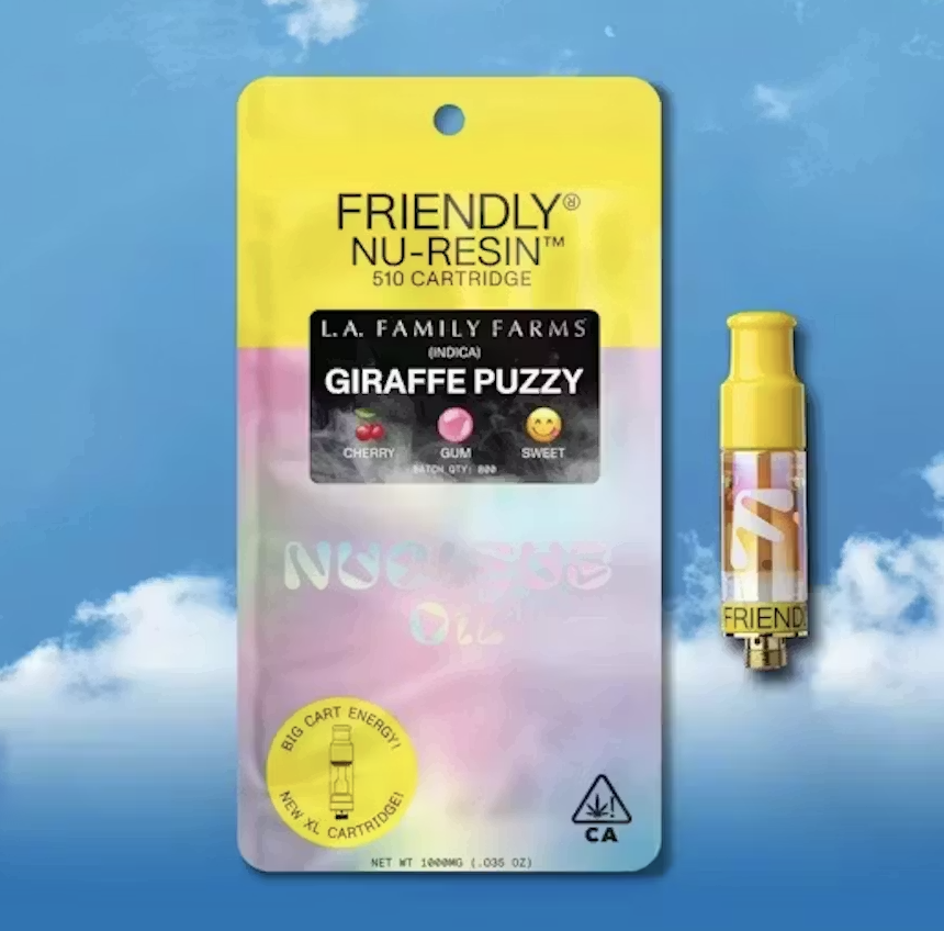 Photograph of product: Cured Resin Cart Giraffe Puzzy