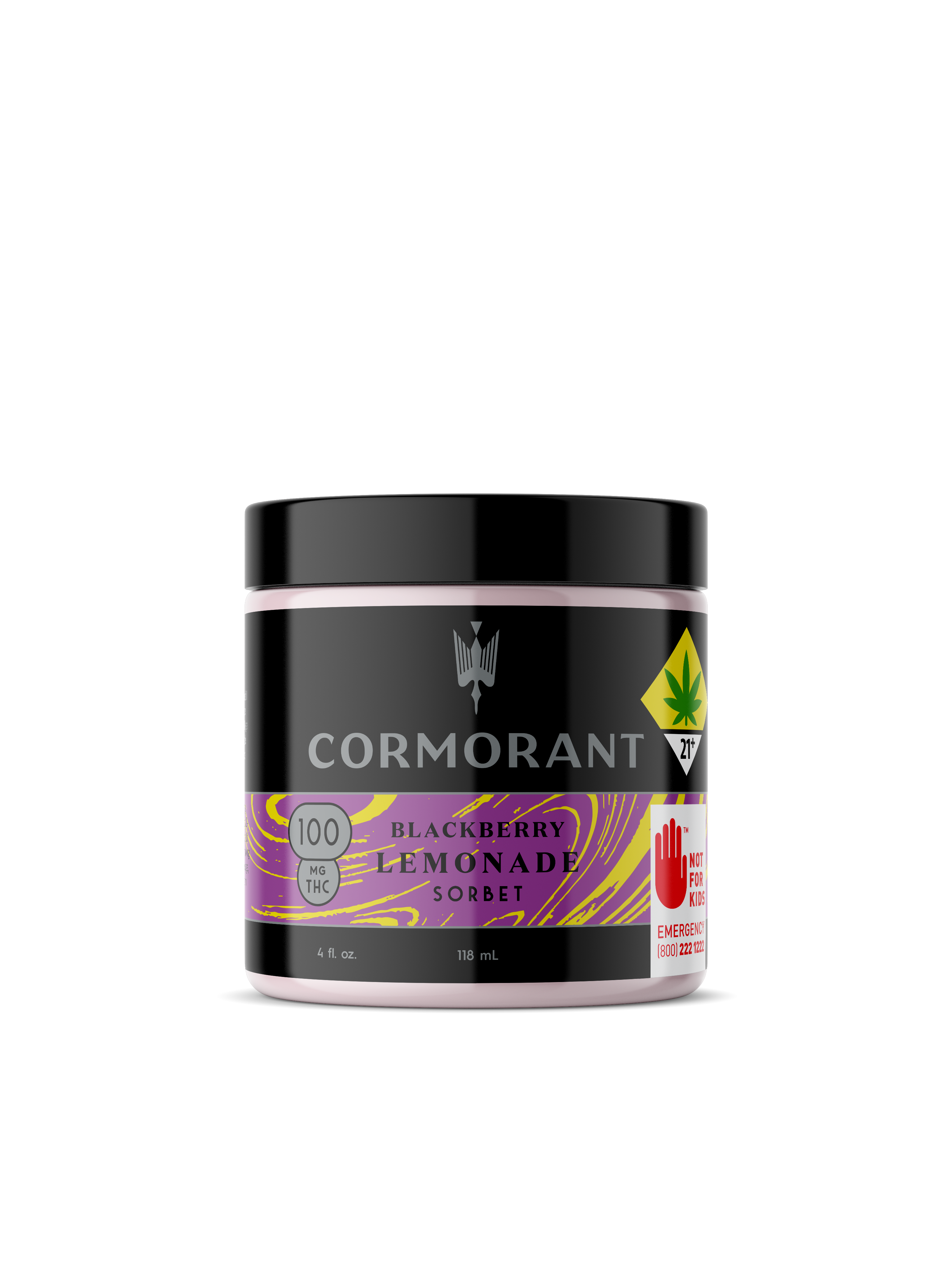 Photograph of product: Blackberry Lemonade Sorbet [DOH] - 4oz - by Cormorant