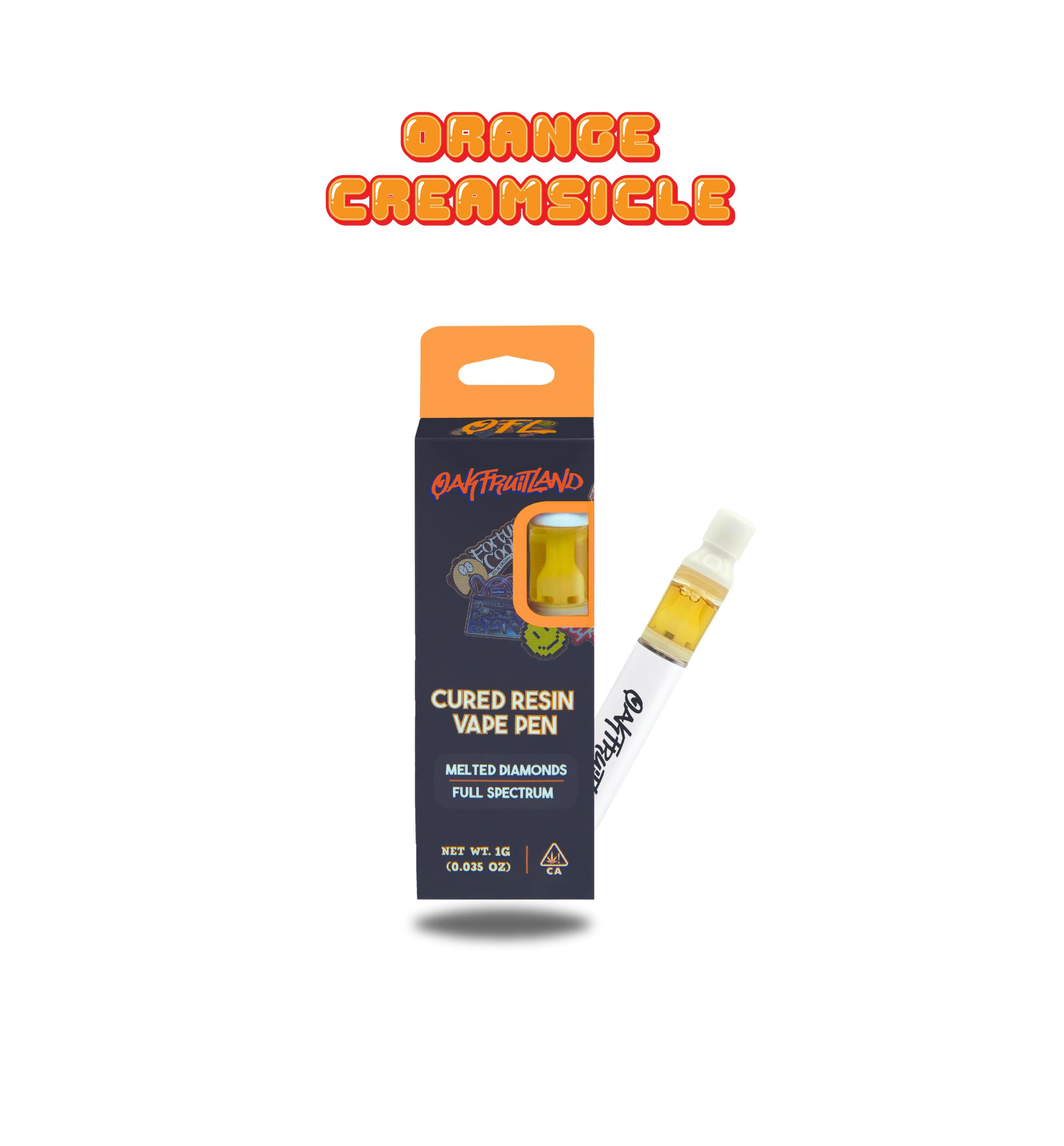 Photograph of product: Oakfruitland - Orange Creamsicle (S-Hybrid) Live Resin All-In-One Vape