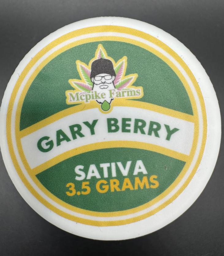 Photograph of product: McPike Farms | Gary Berry Flower - 3.5g