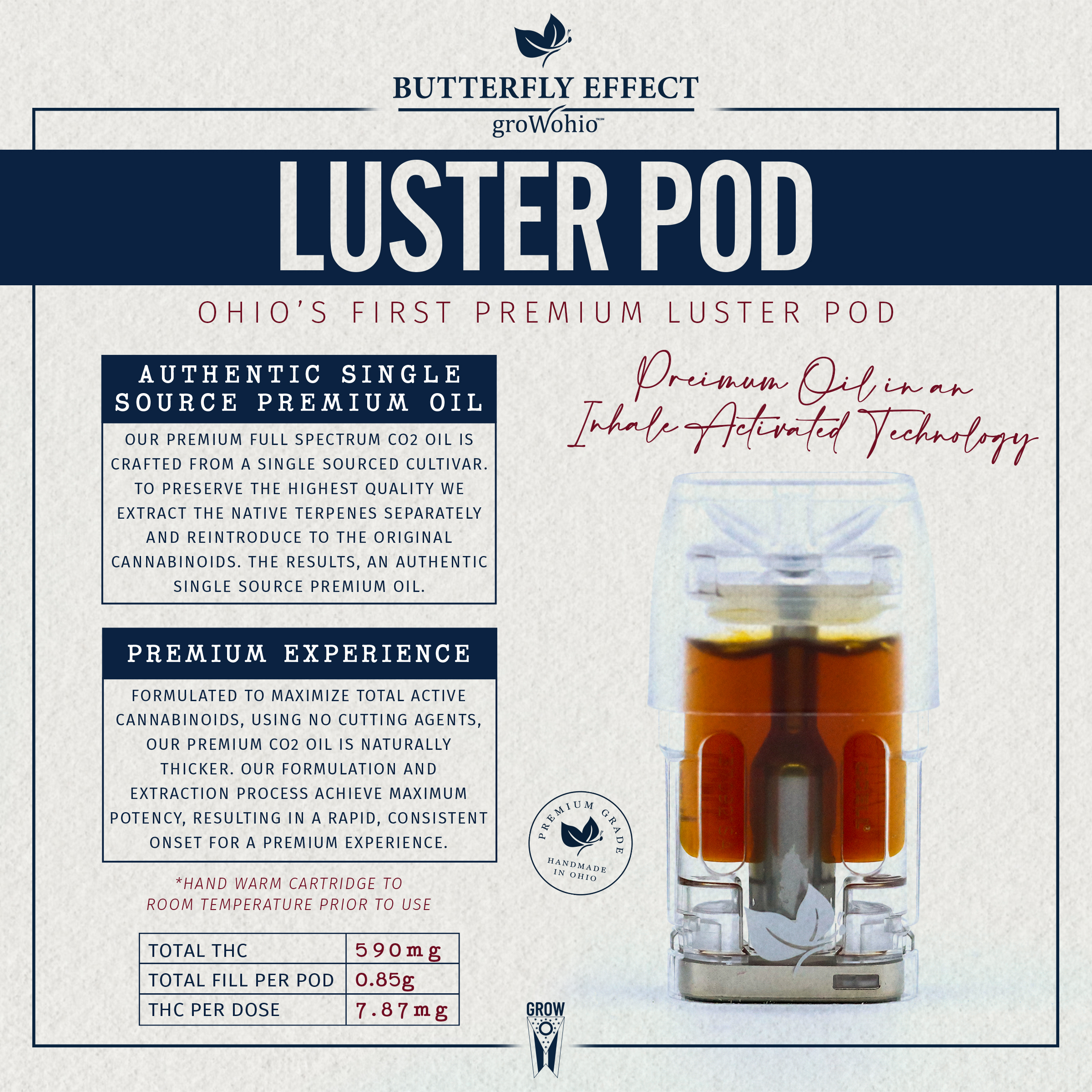 Photograph of Product: Layer Cake | Luster Pod | 1g