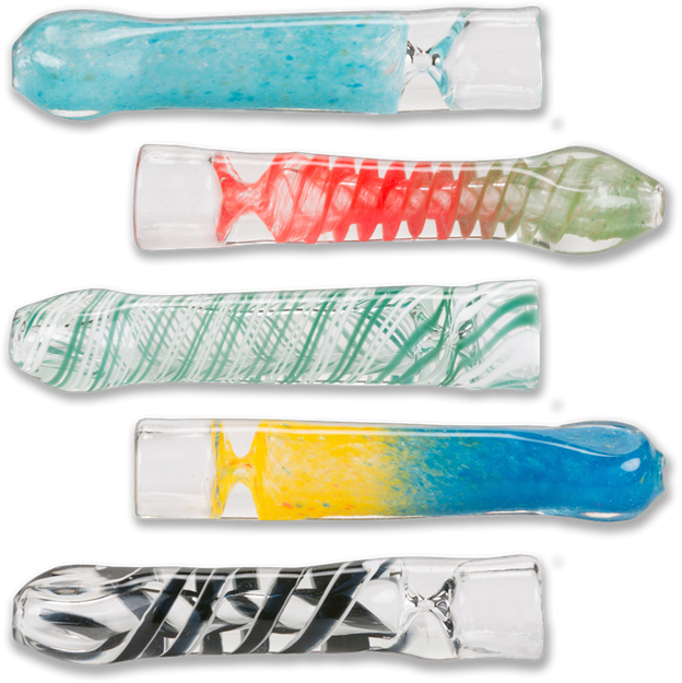 Photograph of product: Glass Chillum | Assorted Colors