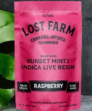 Photograph of product: Raspberry Sunset Mintz - Live Resin - 10pk/100mg (10mg TH-oui each)