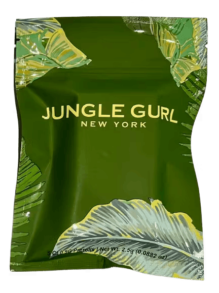 Photograph of product: JUNGLE GURL NY | EUPHORIC | PRE-ROLLS | 2.5G(5PK)