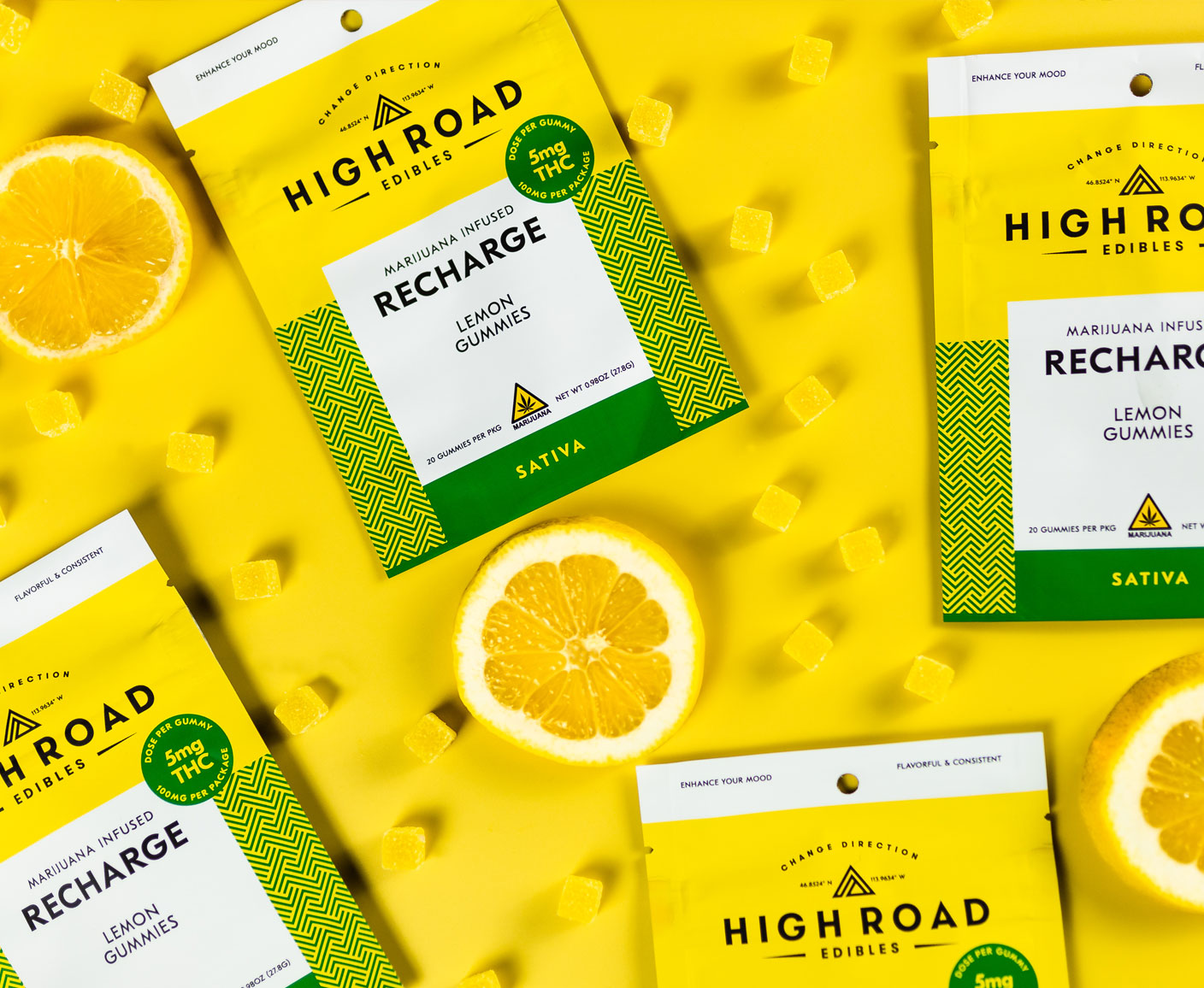 Photograph of product: Gummies (20 Pack) | Recharge Lemon