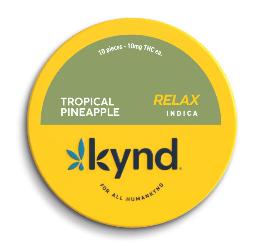 Photograph of product: Kynd |  Relax Tropical Pineapple  | Edibles | Gummies