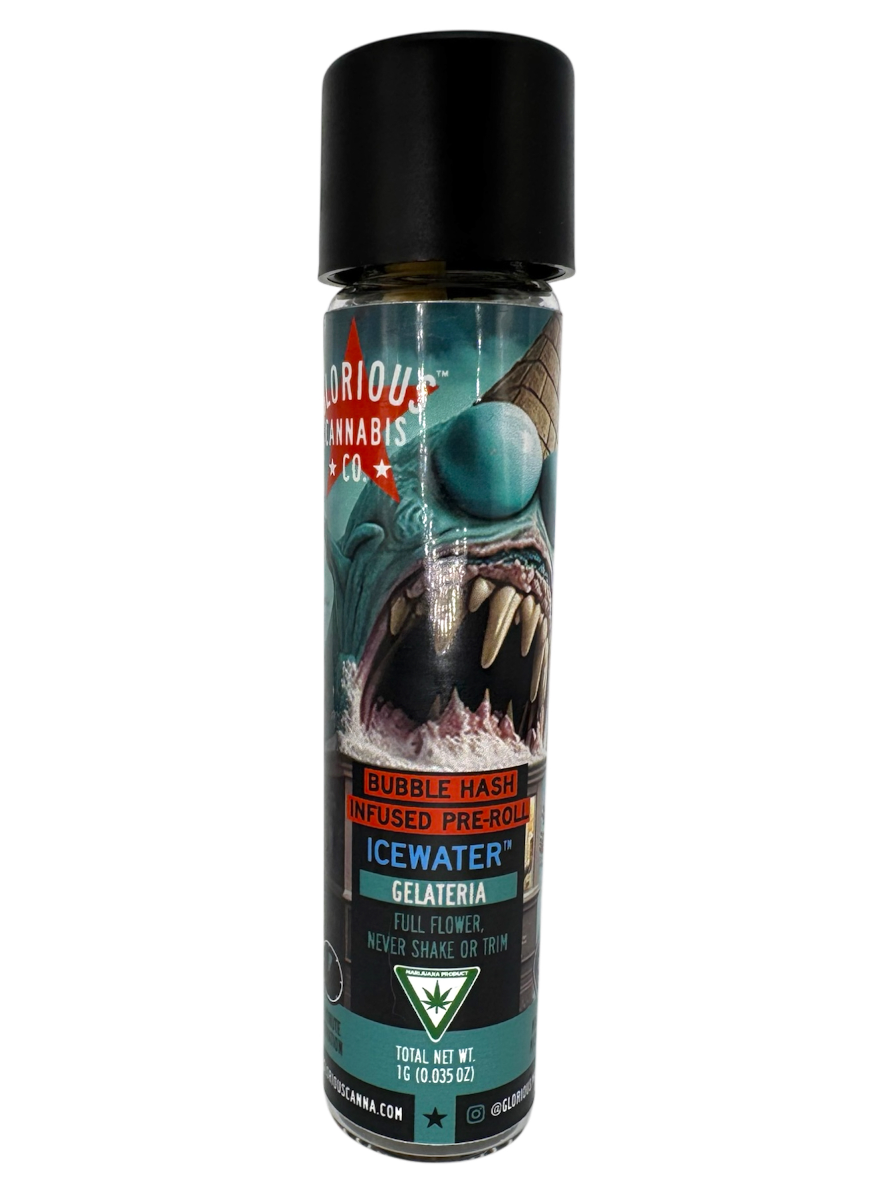 Photograph of product: Gelateria Ice Water au chocolat Infused Pre Roll
