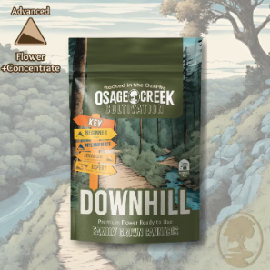 Photograph of product: Downhill "Expert" Pre-Ground Flower - Hybrid Mix - Osage - 5g