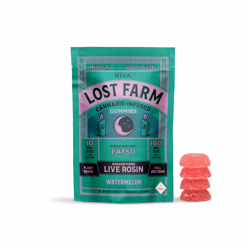 Photograph of product: Watermelon Gummies (Live Rosin) - 100mg