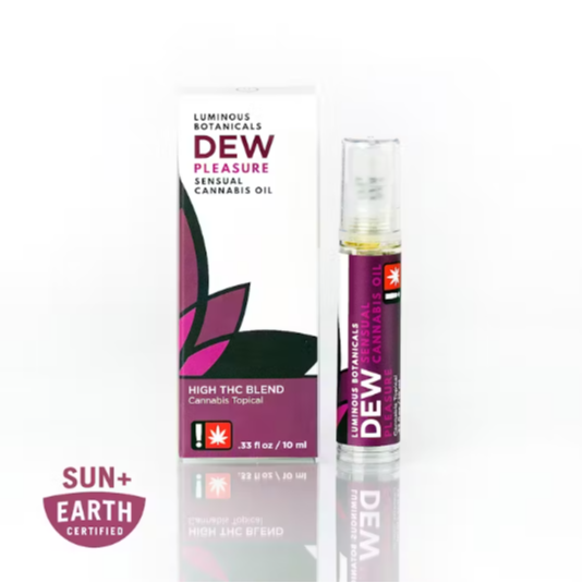 Photograph of product: Pleasure "Dew" High TH-oui Sensual Oui'd Oil | .33 fl oz